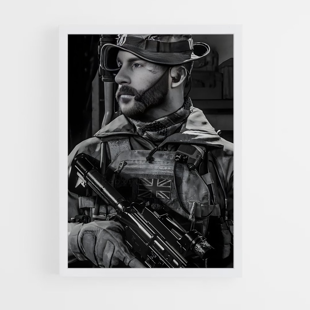 Poster Commandant de Fer – affiche Call of Duty (vue 3)